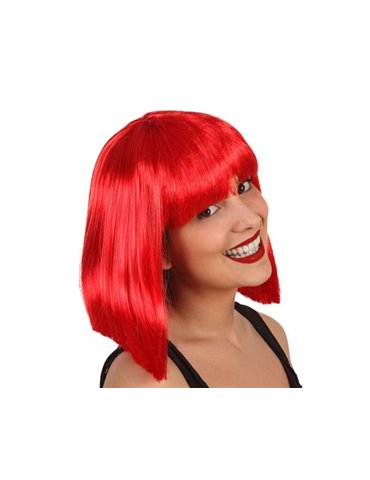 Hair - Wig Red Lady middle Length