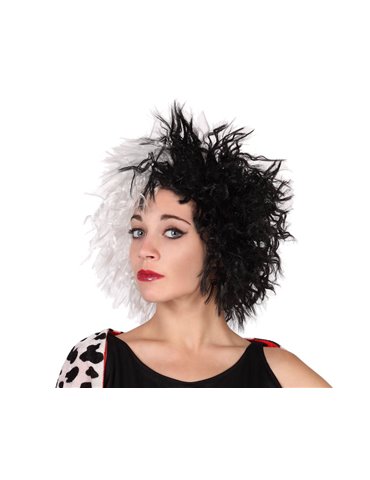 Hair - Wig Female Black & White Cruel