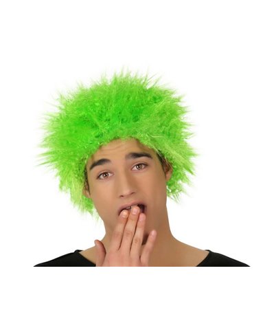 Hair - Wig Punky Fluff Green