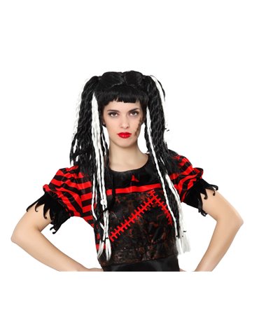 Hair - Wig Braids in Black & White