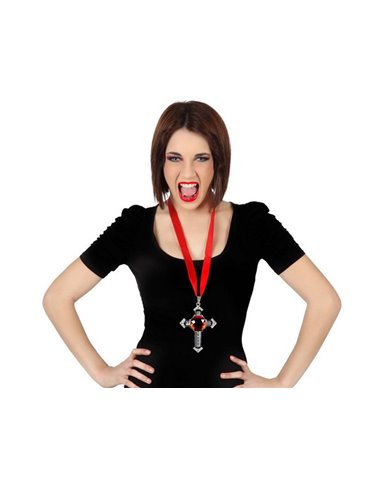 Party Accessory Necklace Vampire Cross