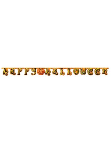 Bunting Halloween  Pumpkin Letter Banner