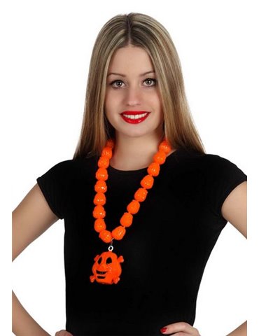 Party Accessory Necklace Halloween Pumpk