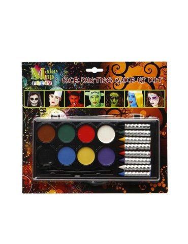 Face Paint Oil Base & Crayons 8 Colours