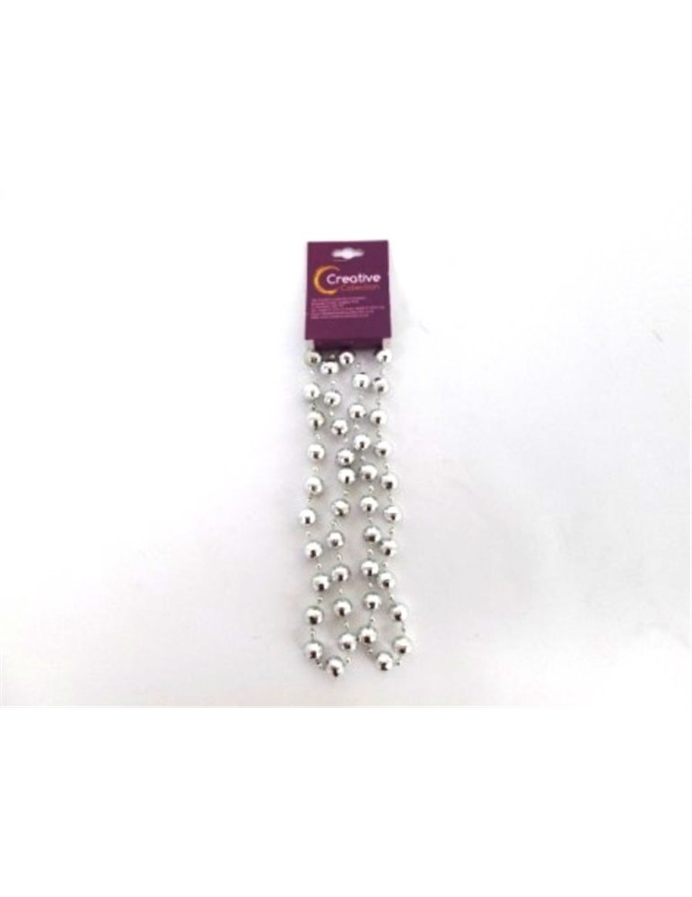 Party Accessory Necklace Facetted Silver