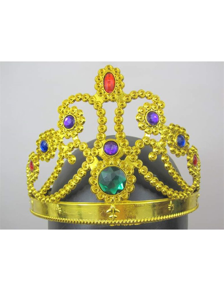 Crown Princess Plastic Hat Gold 60cm lon