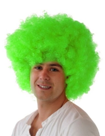 Hair - Wig Afro Green