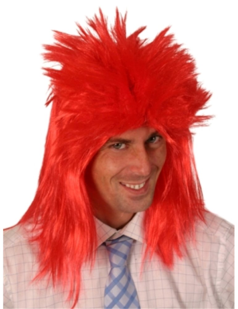 Hair - Wig Punk Neon Red