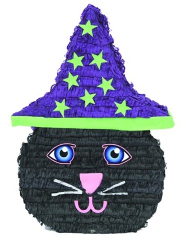 Pinata Animal Cat with Hat