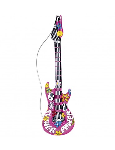 HIPPIE INFLATABLE GUITAR 105 cm