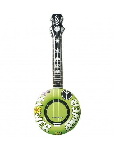 INFLATABLE BANJO 100cm GREEN