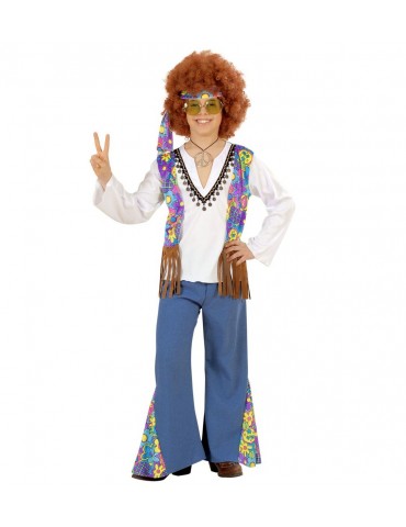 WOODSTOCK HIPPIE BOY (shirt w/vest pants headband) Childrens