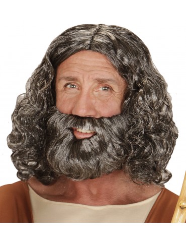 BIBLICAL WIG & BEARD in box