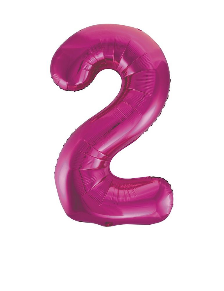 34" PKG PINK GLITZ FOIL BALLOON-2