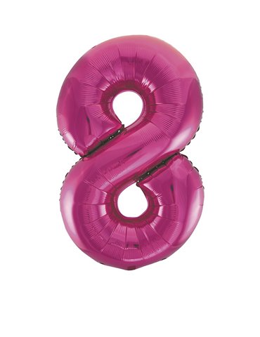 34" PKG PINK GLITZ FOIL BALLOON-8