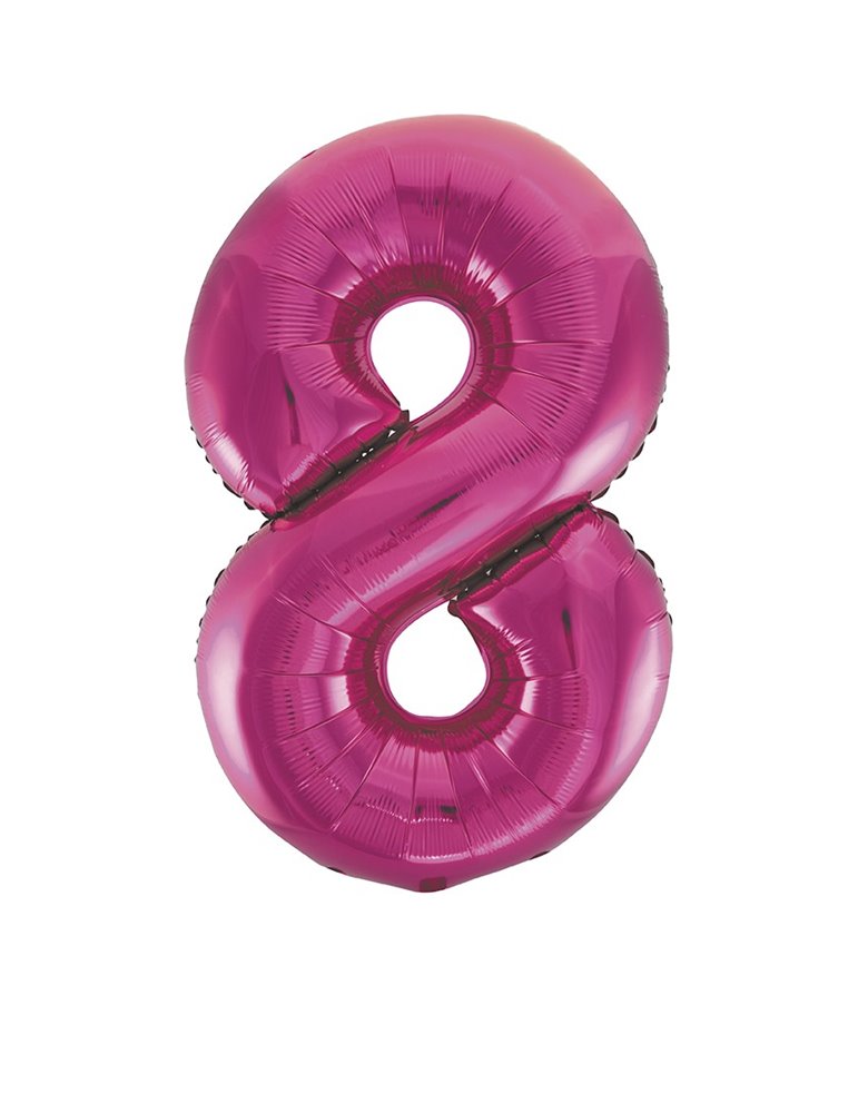 34" PKG PINK GLITZ FOIL BALLOON-8