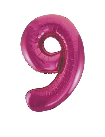 34" PKG PINK GLITZ FOIL BALLOON-9