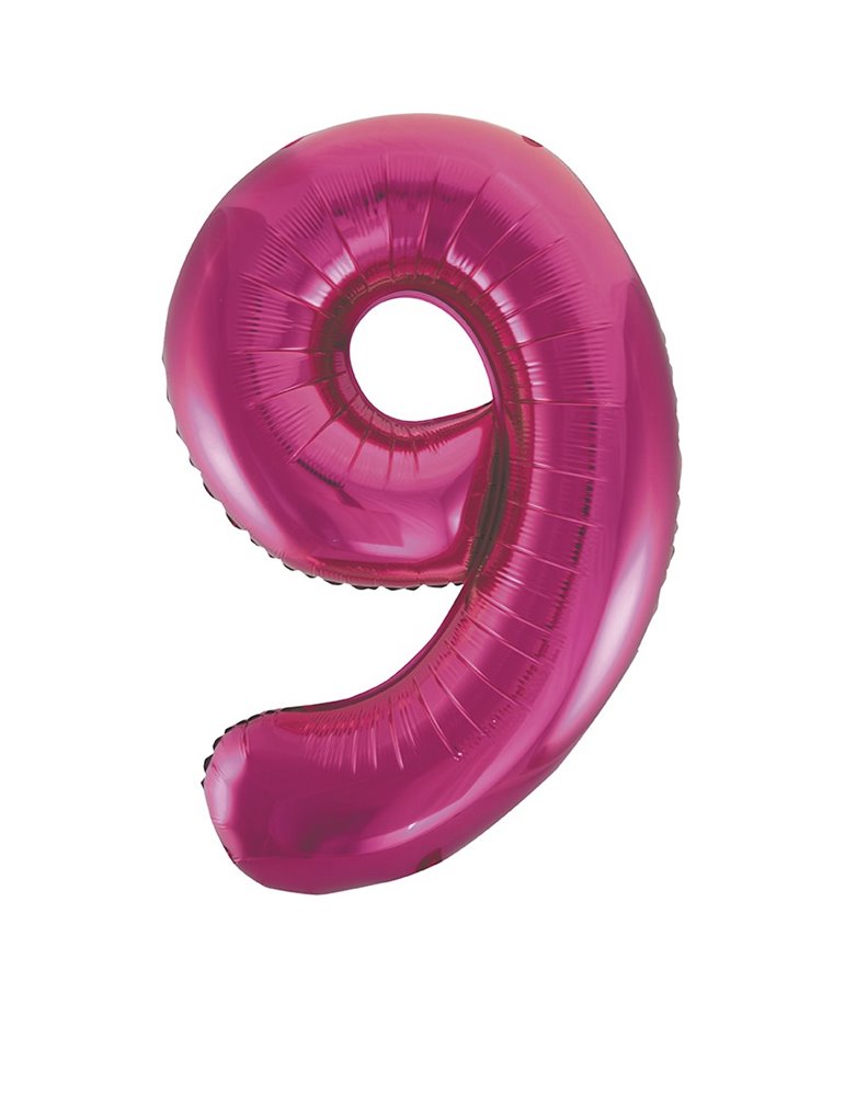 34" PKG PINK GLITZ FOIL BALLOON-9