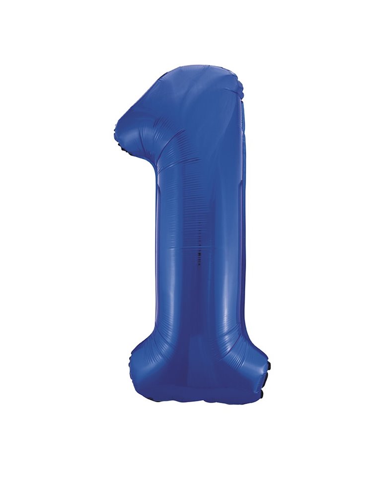 34" PKG BLUE GLITZ FOIL BALLOON-1