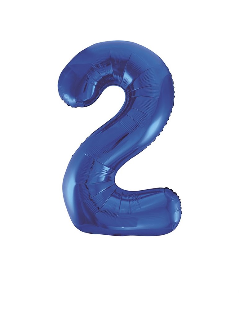 34" PKG BLUE GLITZ FOIL BALLOON-2