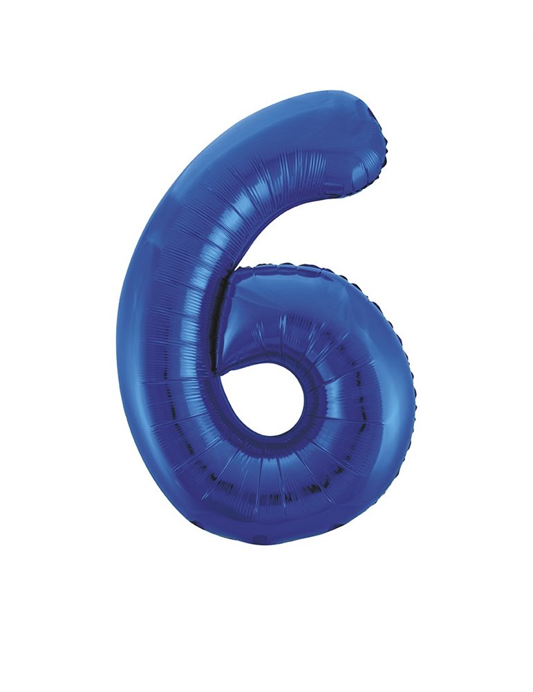 34" PKG BLUE GLITZ FOIL BALLOON-6