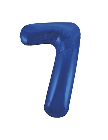 34" PKG BLUE GLITZ FOIL BALLOON-7