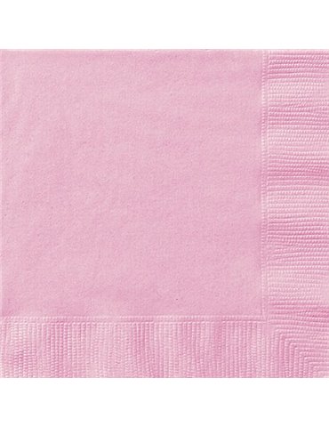 20 LOVELY PINK LUNCH NAPKINS