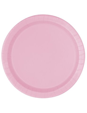 16 LOVELY PINK 9" PLATES