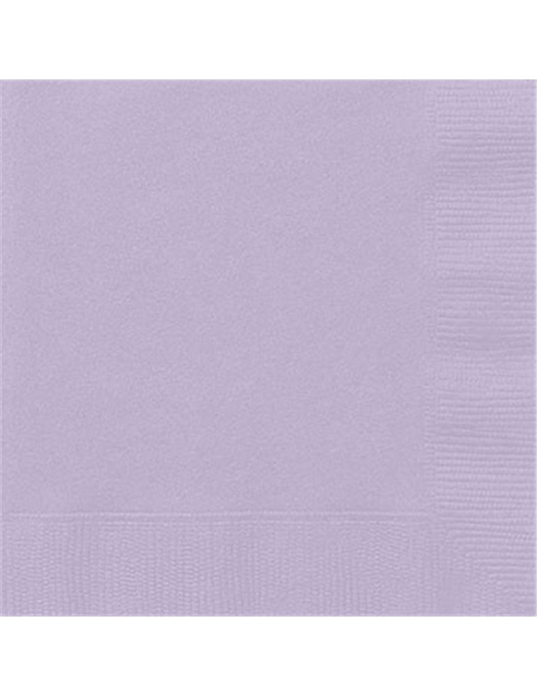 20 LAVENDER LUNCH NAPKINS