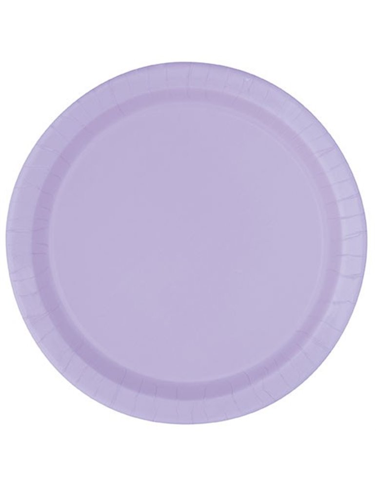 20 LAVENDER 7'' PLATES