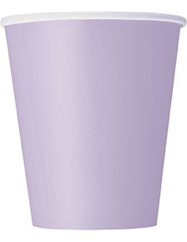 14 LAVENDER 9 OZ. CUPS