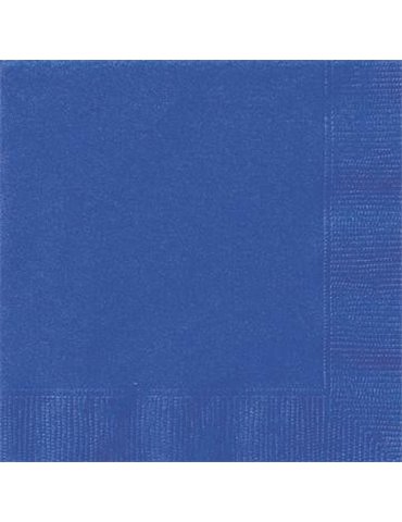 20 ROYAL BLUE LUNCH NAPKINS