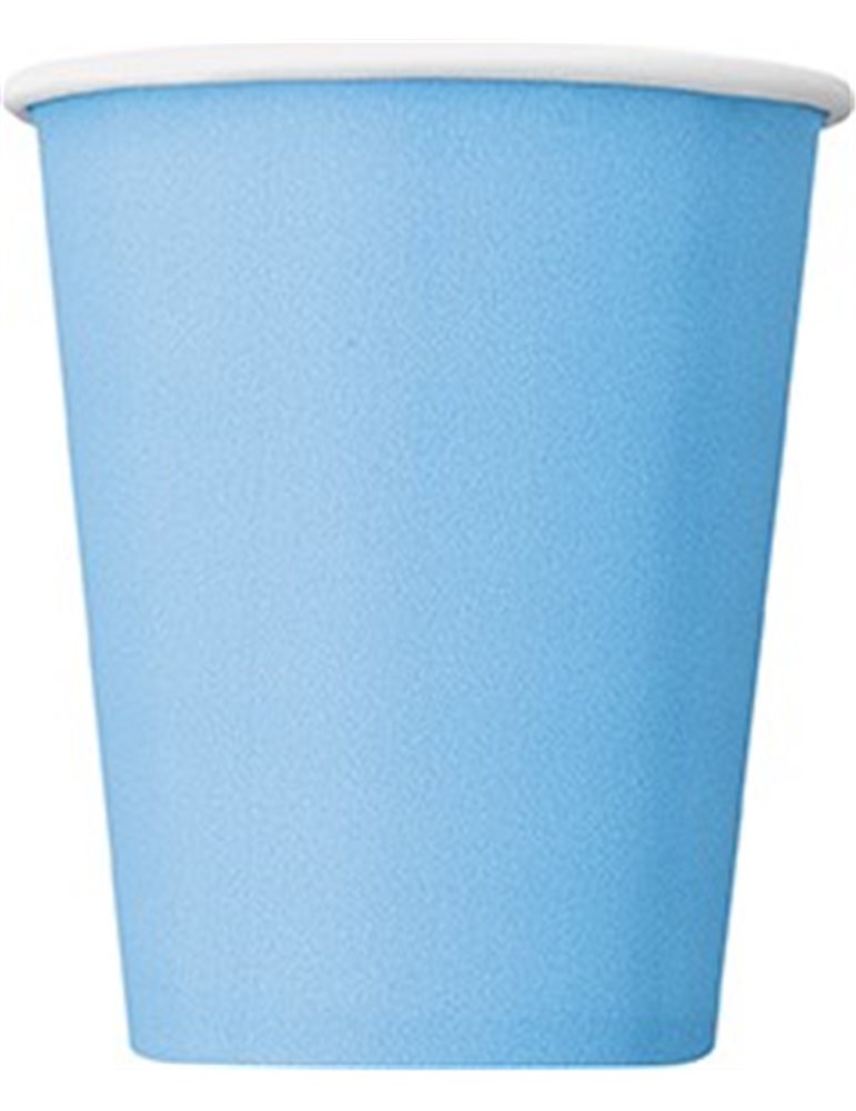 14 POWDER BLUE 9OZ CUPS