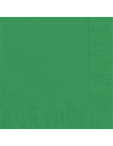 20 EMERALD GREEN LUNCH NAPKINS