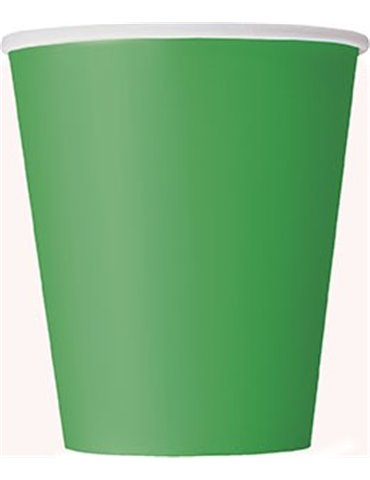 14 EMERALD GREEN 9 OZ CUPS