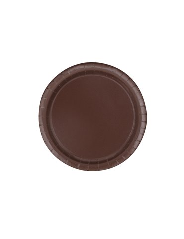 20 BROWN 7" PLATES