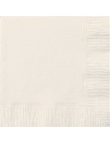 20 IVORY LUNCH NAPKINS