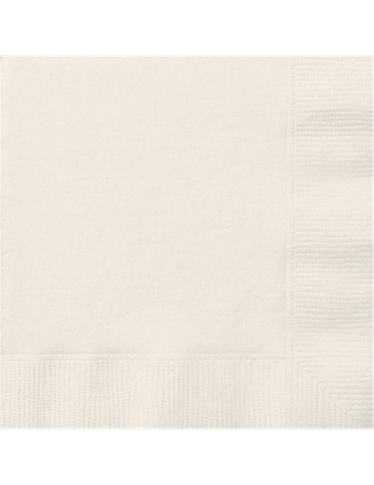 20 IVORY LUNCH NAPKINS