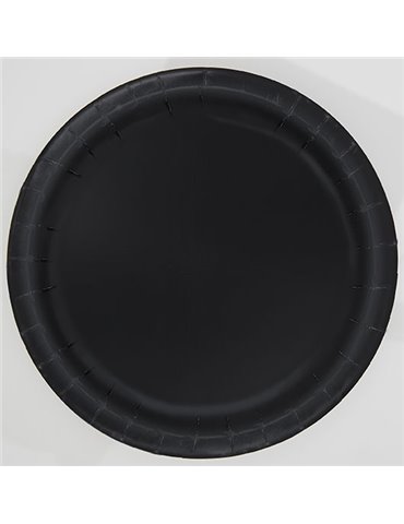 20 MIDNIGHT BLACK 7'' PLATES