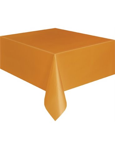 PUMPKIN ORANGE TABLECOVER 54X108 