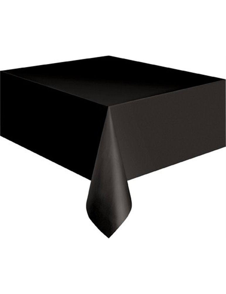 BLACK BASIC TABLECOVER 54X108 