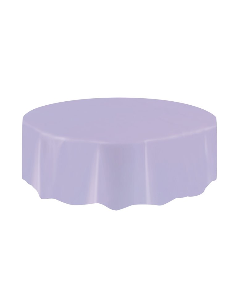 LAVENDER ROUND TABLECOVER 84 DIA