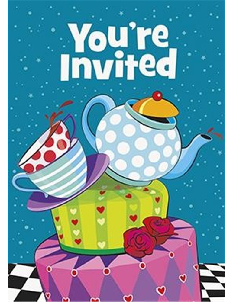 8 MAD TEA PARTY INVITES