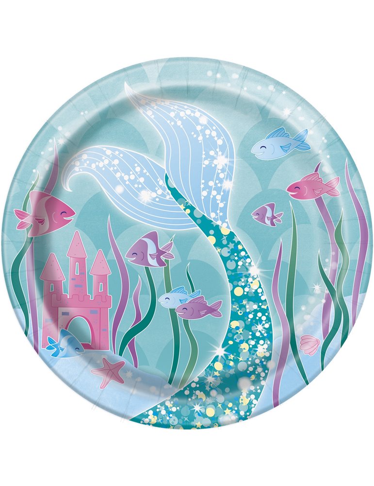 8 MERMAID 7" PLATES