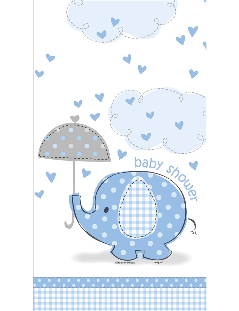 UMBRELLAPHANTS BLUE TABLECOVER