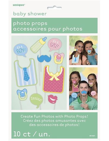 10 BBY SHOWER PHOTO PROPS