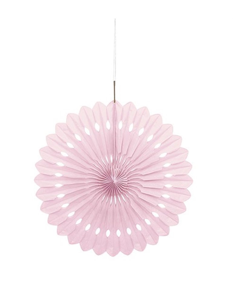 DECORATIVE FAN 16" LOVELY PINK