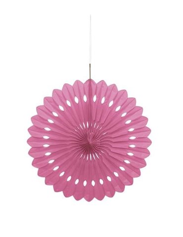 DECORATIVE FAN 16" HOT PINK