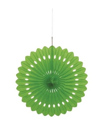 DECORATIVE FAN 16" LIME GREEN