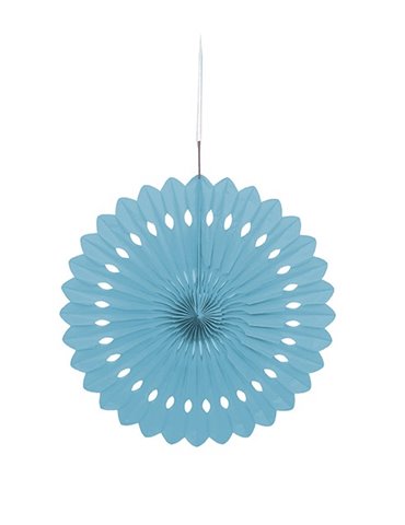 DECORATIVE FAN 16" POWDER BLUE